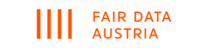 Logo Fair Data Austria orangerot
