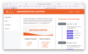 Schnittstellen Dokumentation